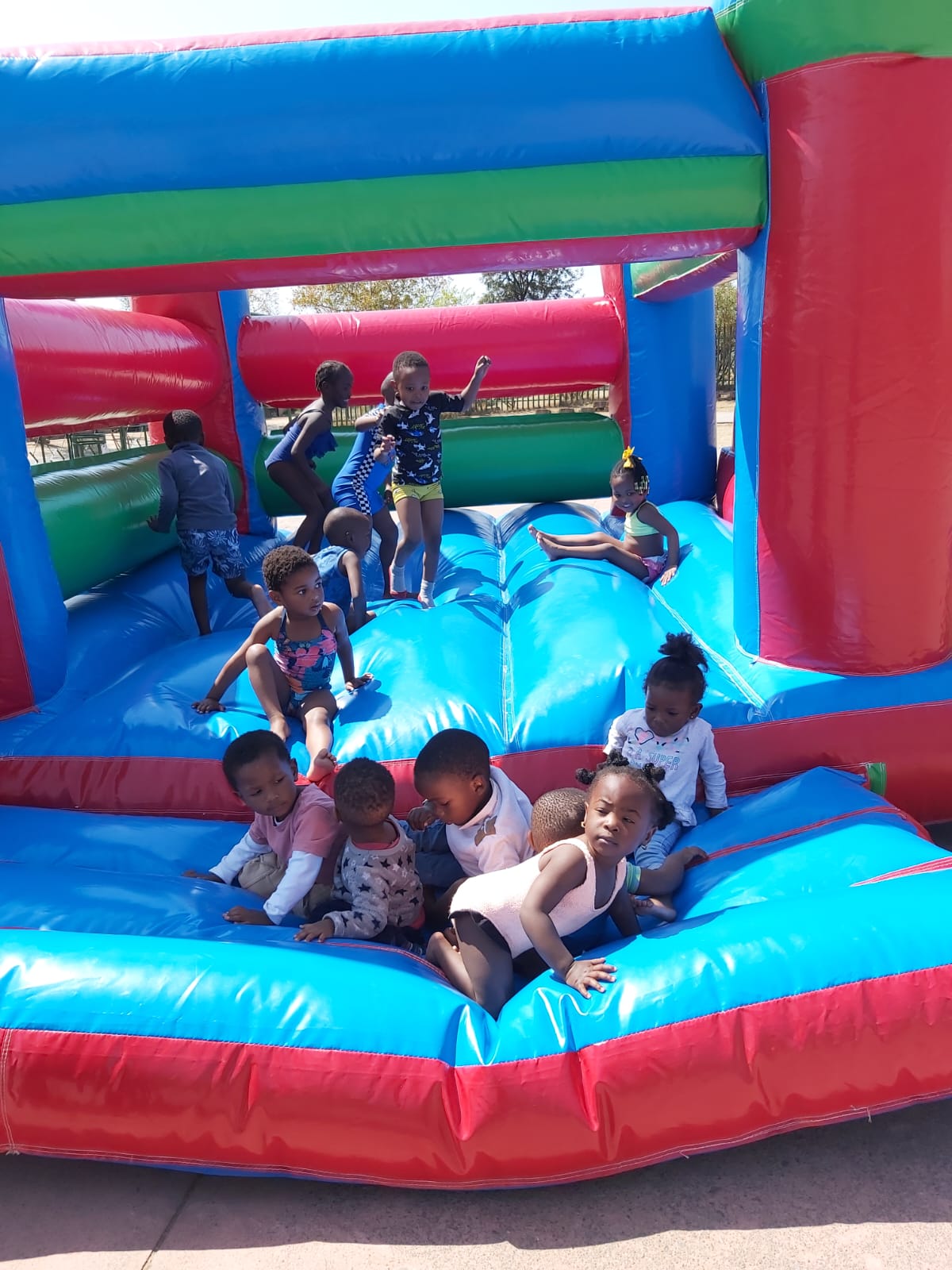 Kids smiling